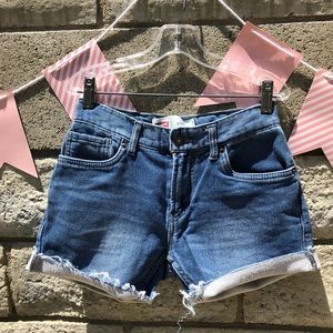 Levi’s 511 Girls Knit High Waisted Jean Shorts